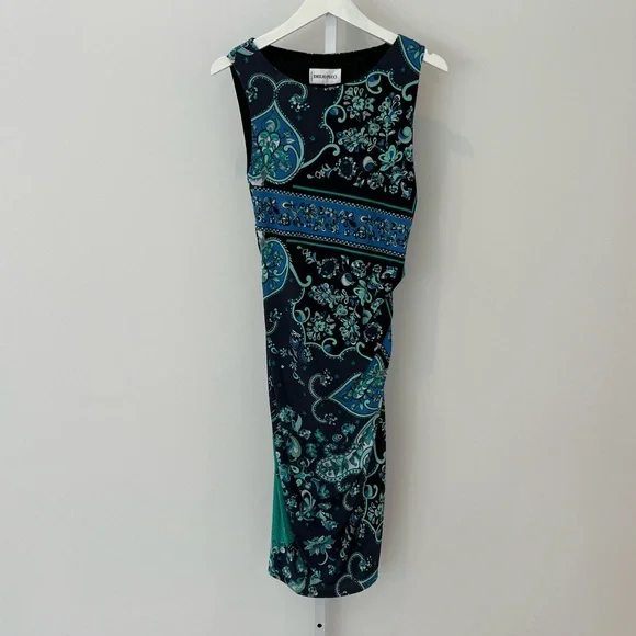 Emilio Pucci | Dresses | Emilio Pucci Blue Green Printed Dress Size It42 Us  8 Nwots | Poshmark